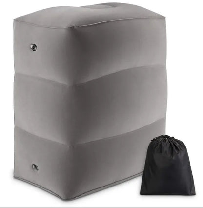 Flight Sleeping Footrest Pillow Resting Pillow for Kids on Airplane Car Bus Pillow Inflatable Travel Foot Pad Foot Rest Pillow