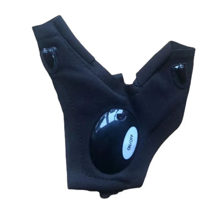 The Gud Store Fingerless Glove LED Flashlight